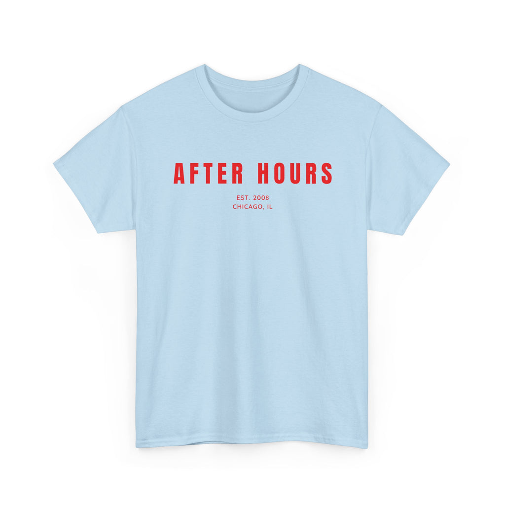 After Hours Social Club Tee — Minimalist White Graphic T-Shirt