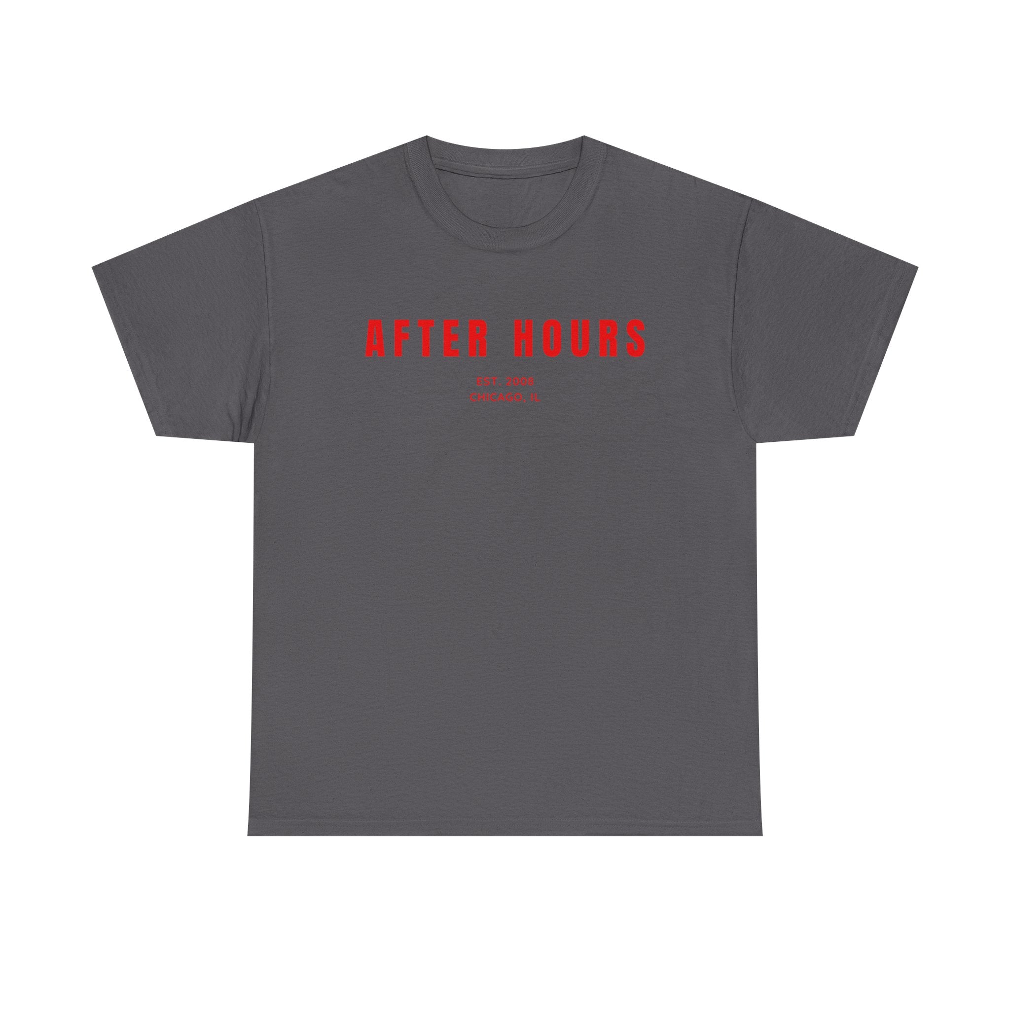 After Hours Social Club Tee — Minimalist White Graphic T-Shirt
