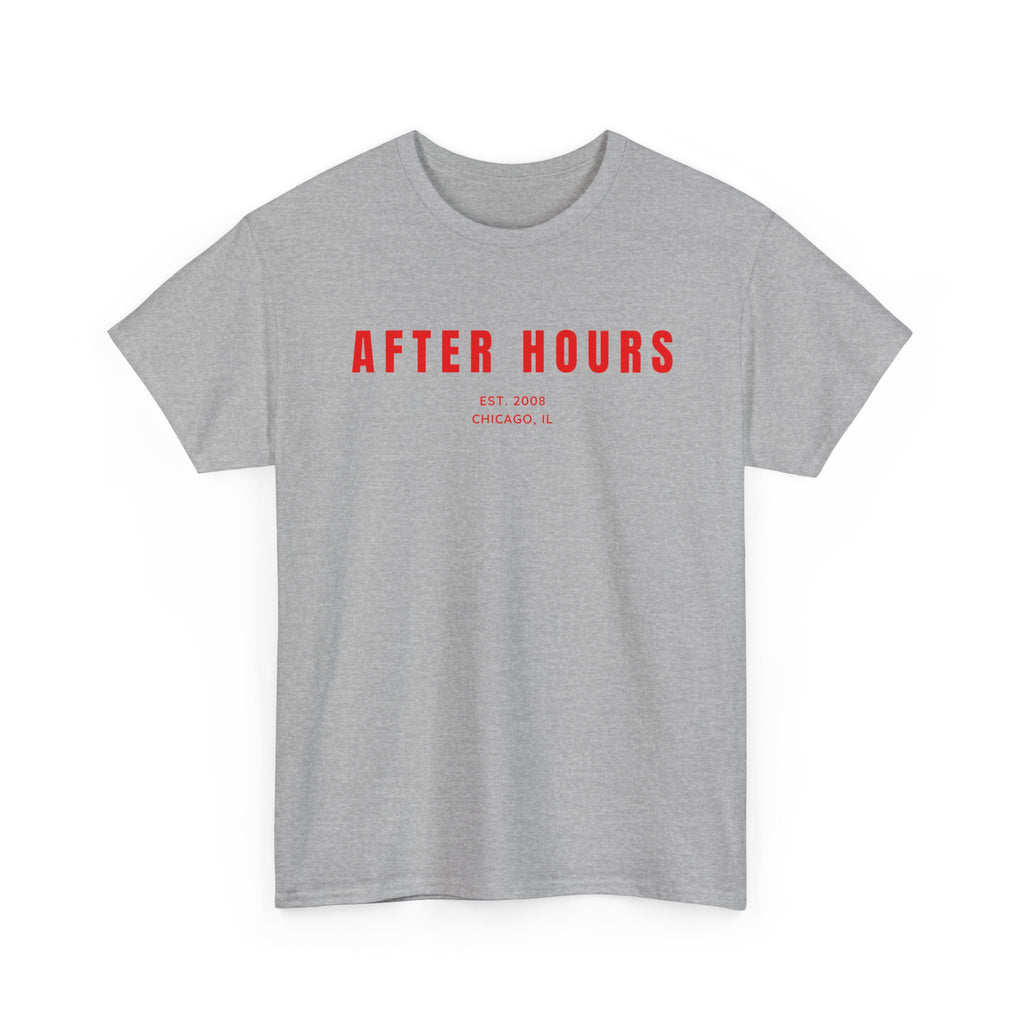 After Hours Social Club Tee — Minimalist White Graphic T-Shirt