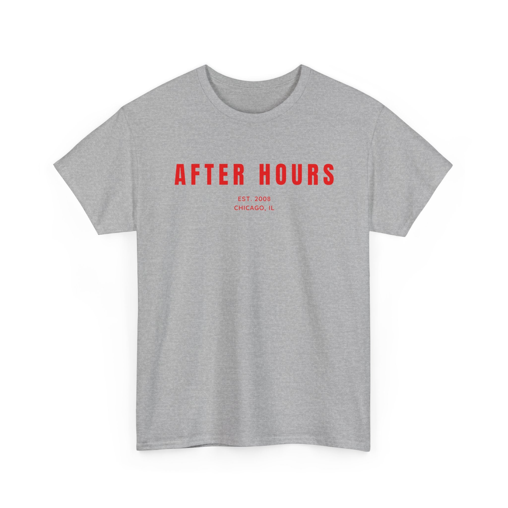 After Hours Social Club Tee — Minimalist White Graphic T-Shirt