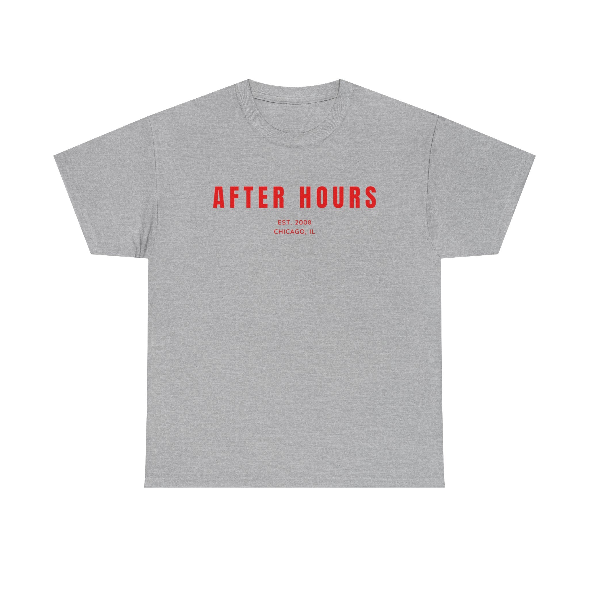 After Hours Social Club Tee — Minimalist White Graphic T-Shirt