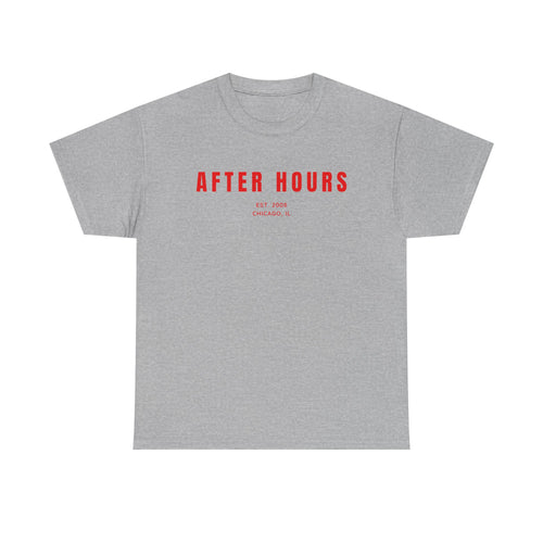 After Hours Social Club Tee — Minimalist White Graphic T-Shirt