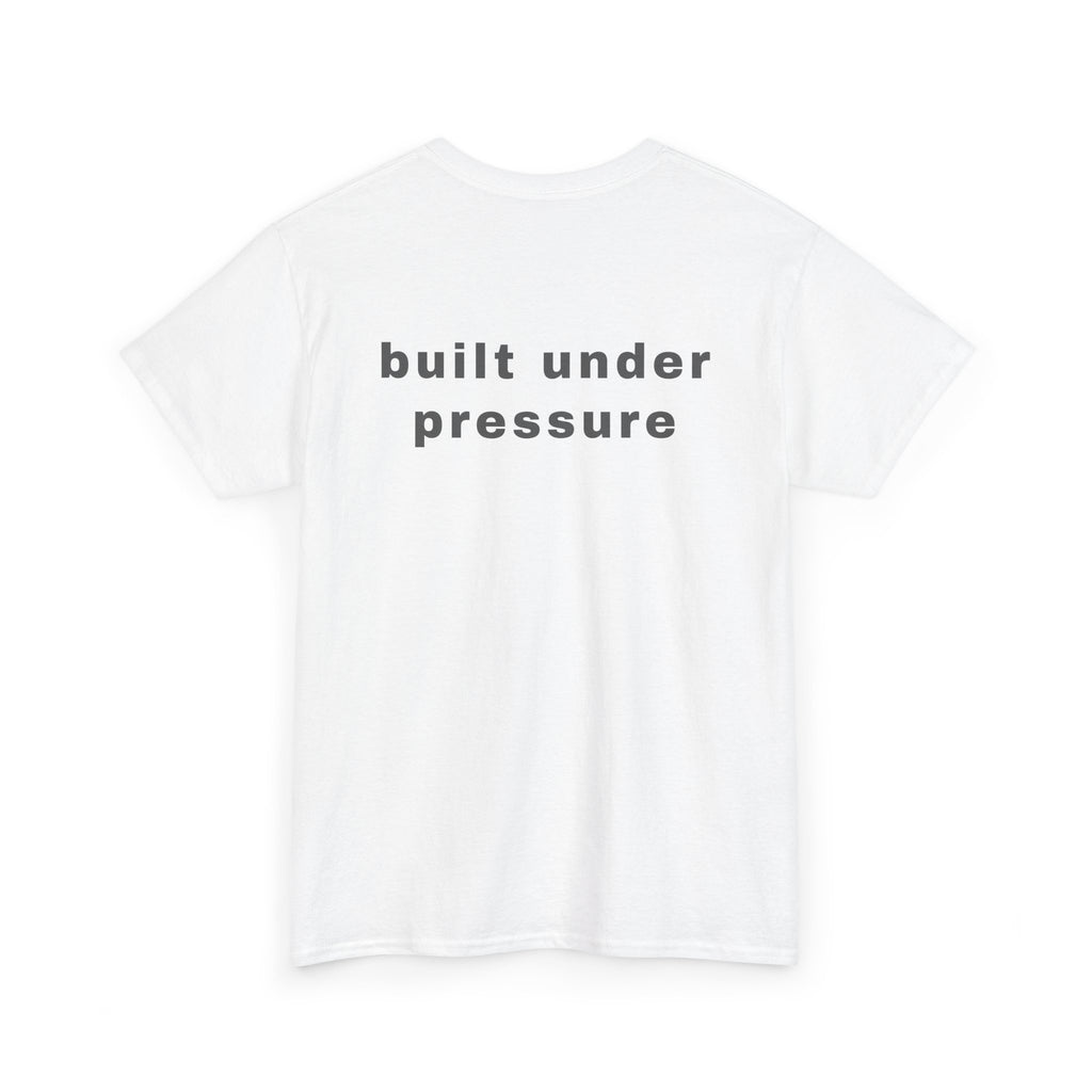T-Shirt — "Bad Start Great Finish / Built Under Pressure" Motivational Tee