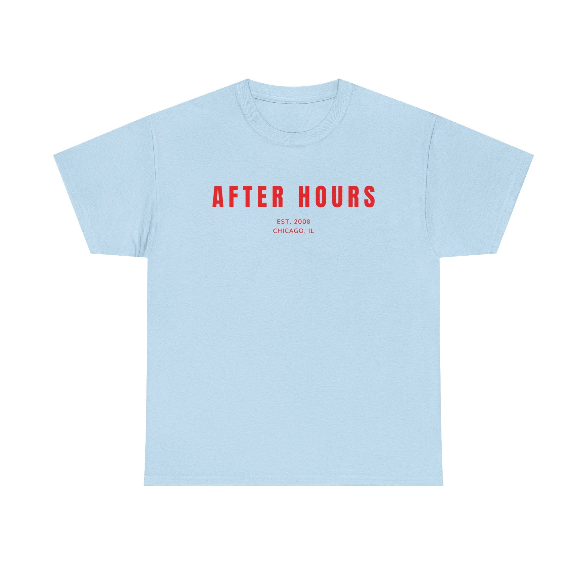After Hours Social Club Tee — Minimalist White Graphic T-Shirt