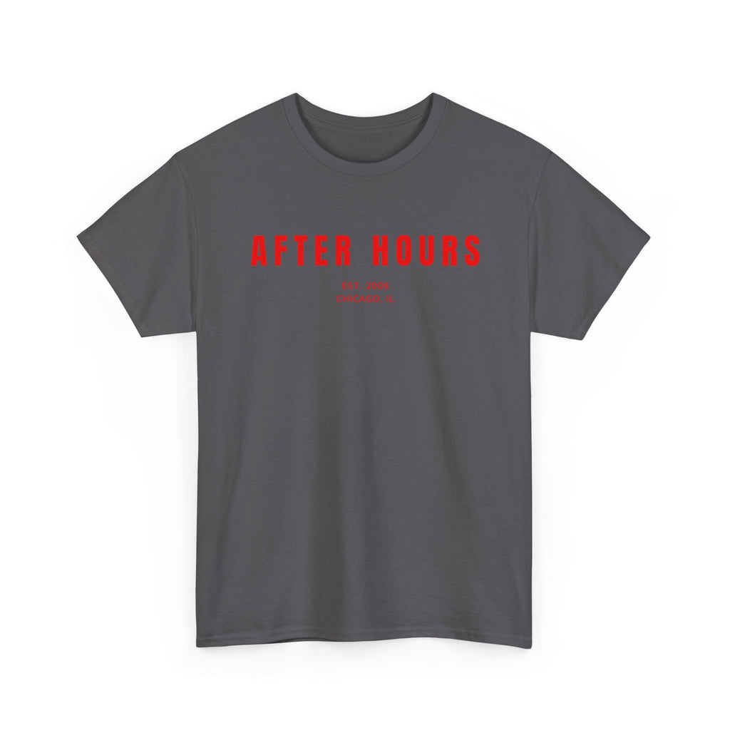 After Hours Social Club Tee — Minimalist White Graphic T-Shirt
