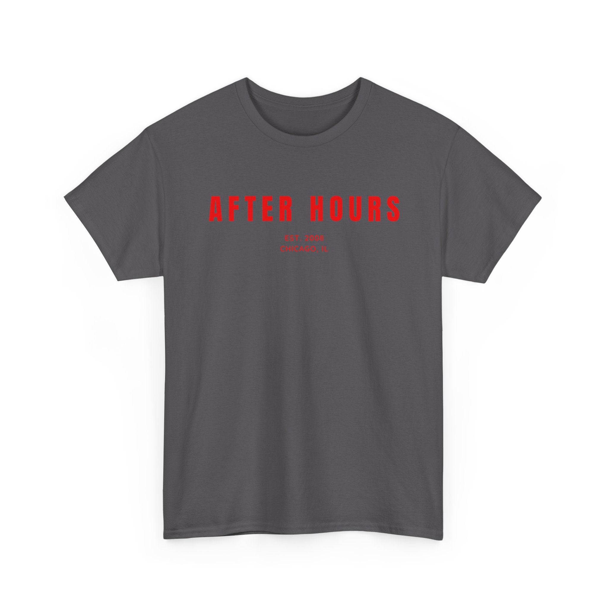 After Hours Social Club Tee — Minimalist White Graphic T-Shirt