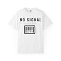 No Signal Barcode T-Shirt — 'reconnecting...' Graphic Tee